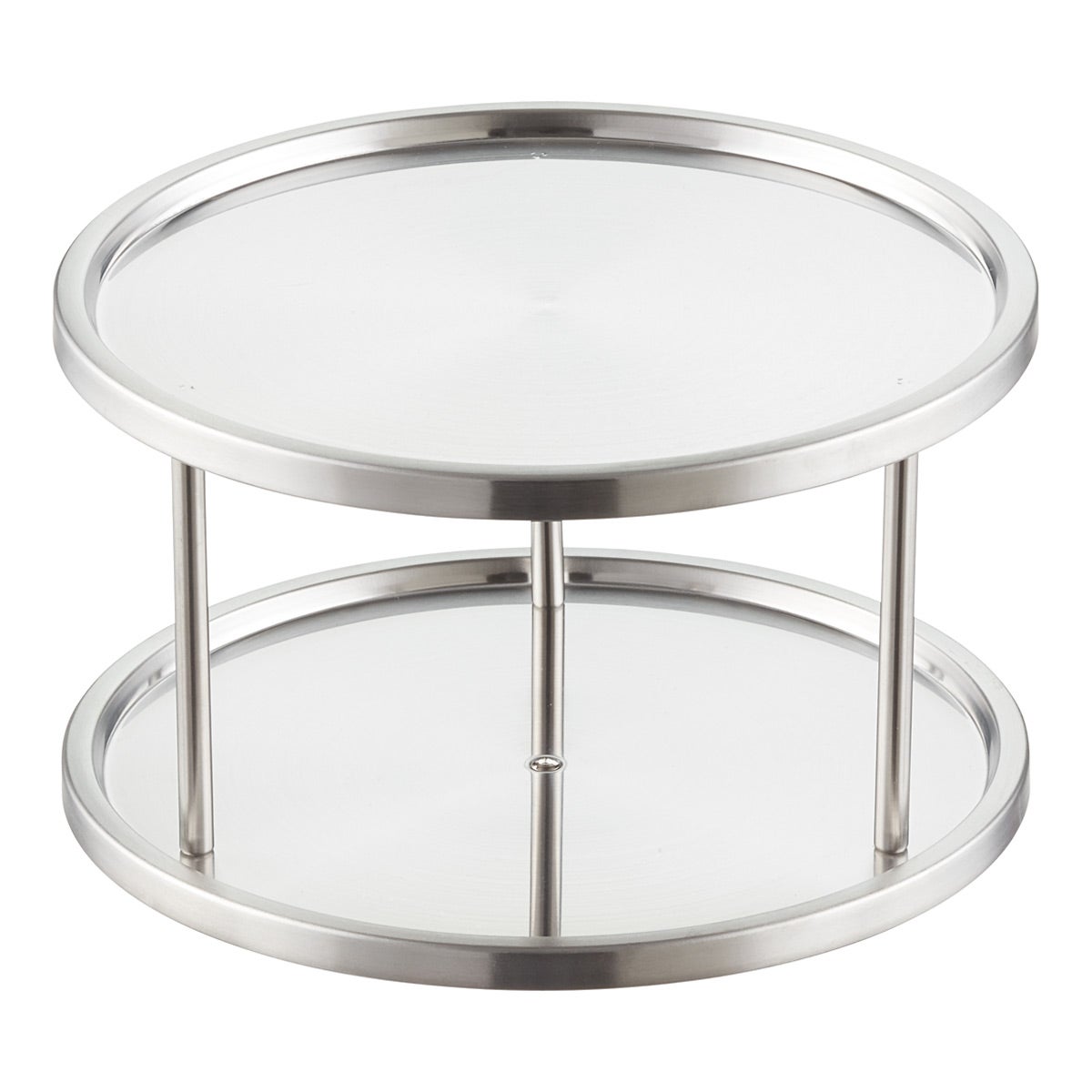 2-Tier Stainless Steel Lazy Susan | The Container Store