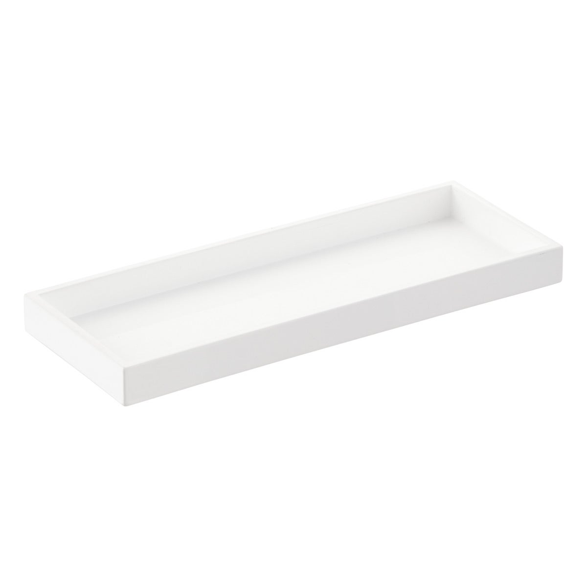 white vanity tray