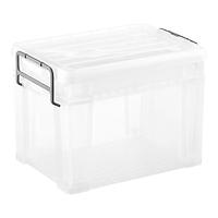 Astage Large Double-Tier Utility Box Translucent