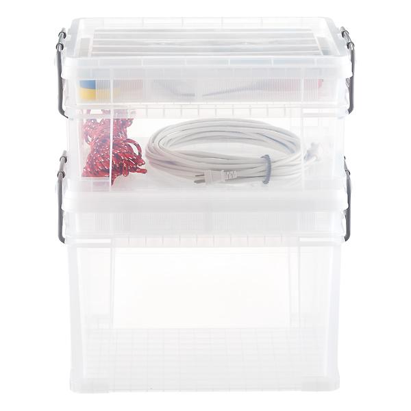Compact Storage Box Multi-functional Utility Box 10 Divided Slots