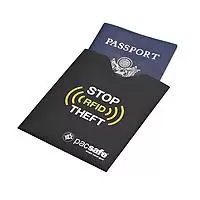 Pacsafe RFID-Blocking Passport Sleeve Black
