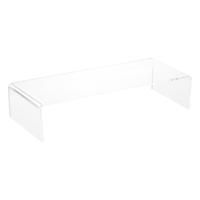 The Container Store Luxe Acrylic Monitor Stand Clear