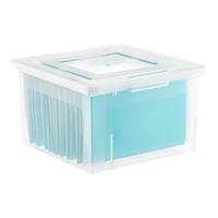 Iris Letter/Legal File Tote Box Translucent