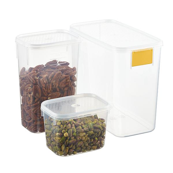 Clear Plastic Display/Storage Container - 4 1/4 Dia. x 8 1/2 Tall - 4  Boxes Per Pack