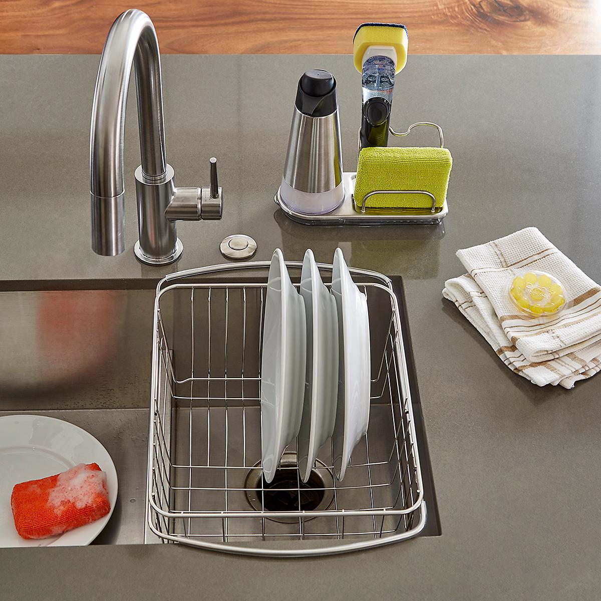 OXO Stainless Steel Sink Organizer The Container Store