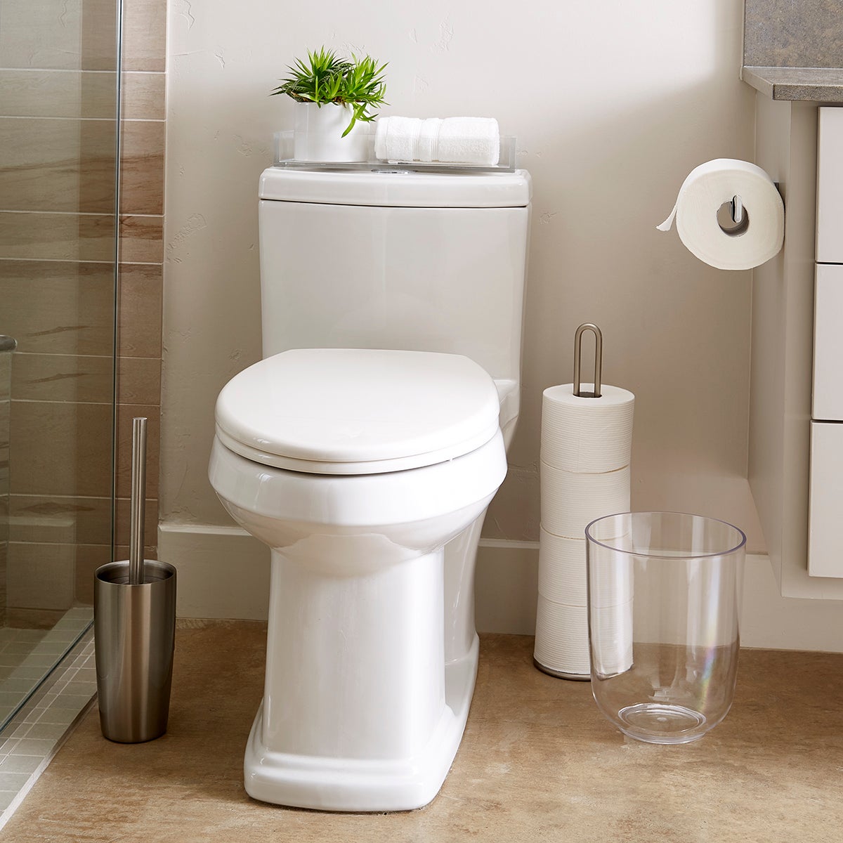 Cleara Acrylic Trash Can by Umbra | The Container Store