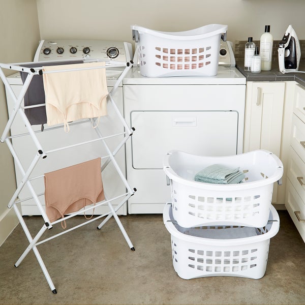 Compact Accordion Clothes Drying Rack