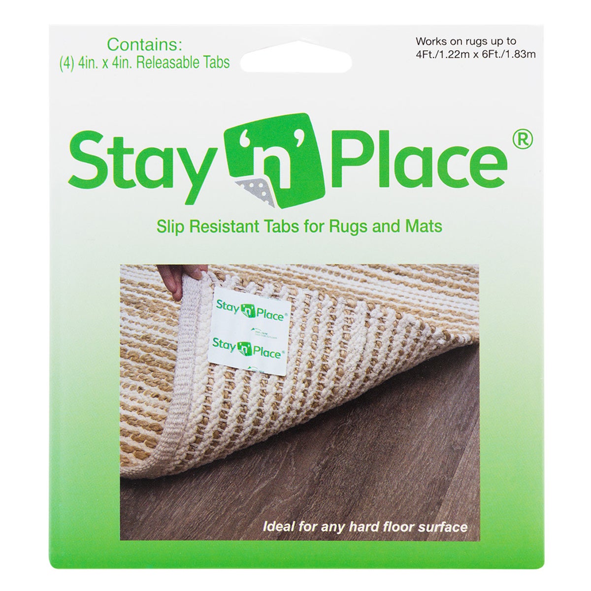 Indoor Stay n Place Rug Tabs The Container Store