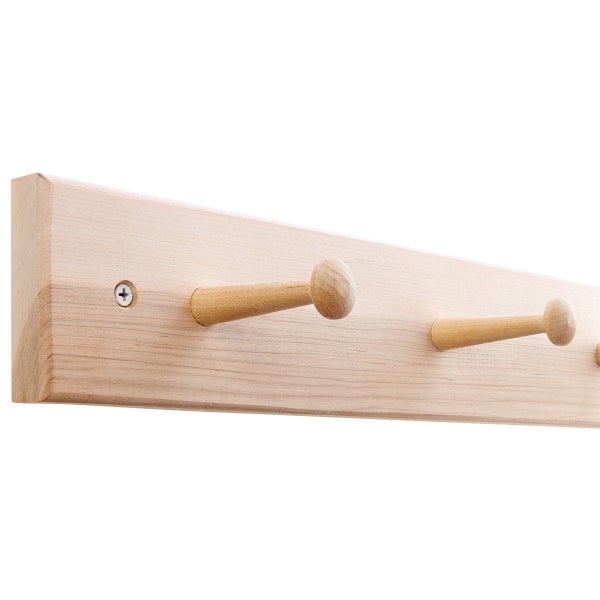 QTY 10- 3.5″ Shaker Peg, Oak, Maple or Birch Wood, Wall Hanger, Shaker Peg  Hook, Hanger, Coat Hooks, Hat Hook, Kids Hook, Wall Mount – Hobknobin