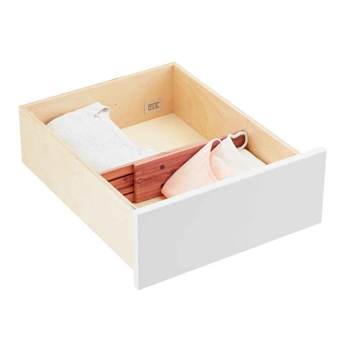 Cedar Adjustable Drawer Organizer The Container Store