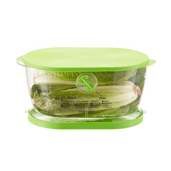 Lettuce Keeper, Crafted With 100% Durable Plastic, Kitchen Storage and  Organization - Set of 2, Each Measures 7 High x 8 Diameter With Raised  Lid 