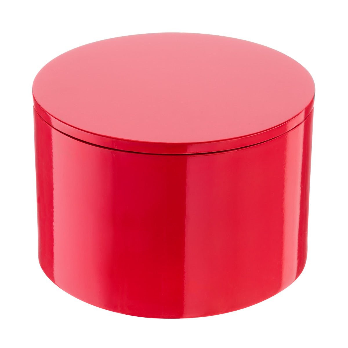 red round lacquered box the container store
