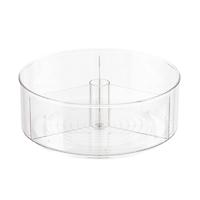 iDESIGN Linus 9" Divided Turntable Clear