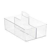 iDESIGN Linus Large Tote Caddy Clear