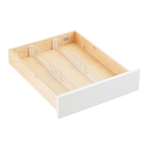 Drawer Organizer Set Clear Plastic Desk Dividers Trays Storage Bins  Separation Box - China Kitchenware and Plastic Products price