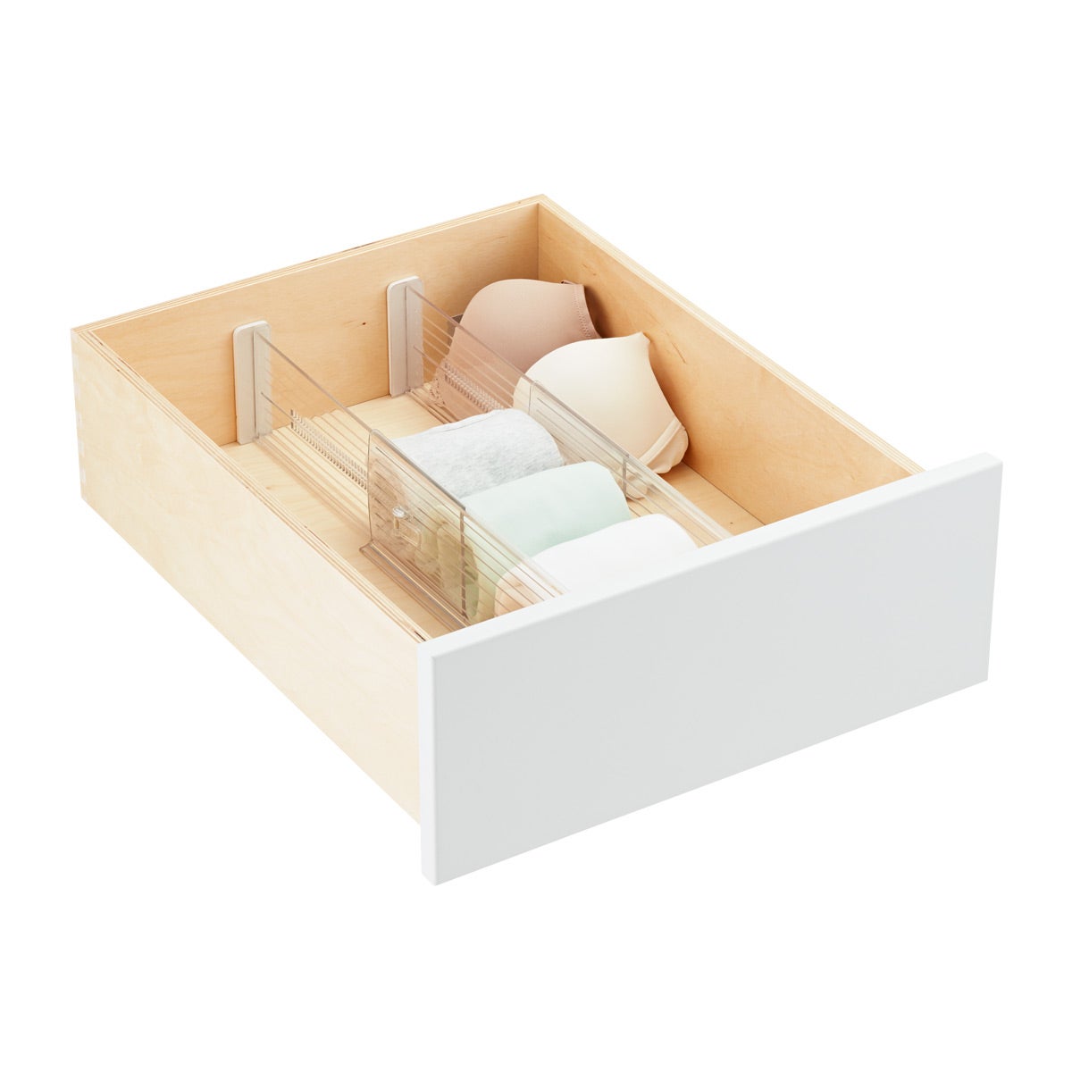 4 Expandable Drawer Dividers The Container Store