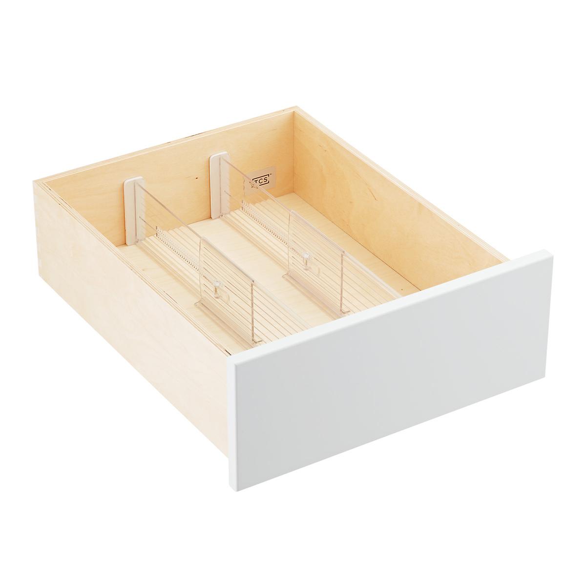 4 Expandable Drawer Dividers The Container Store