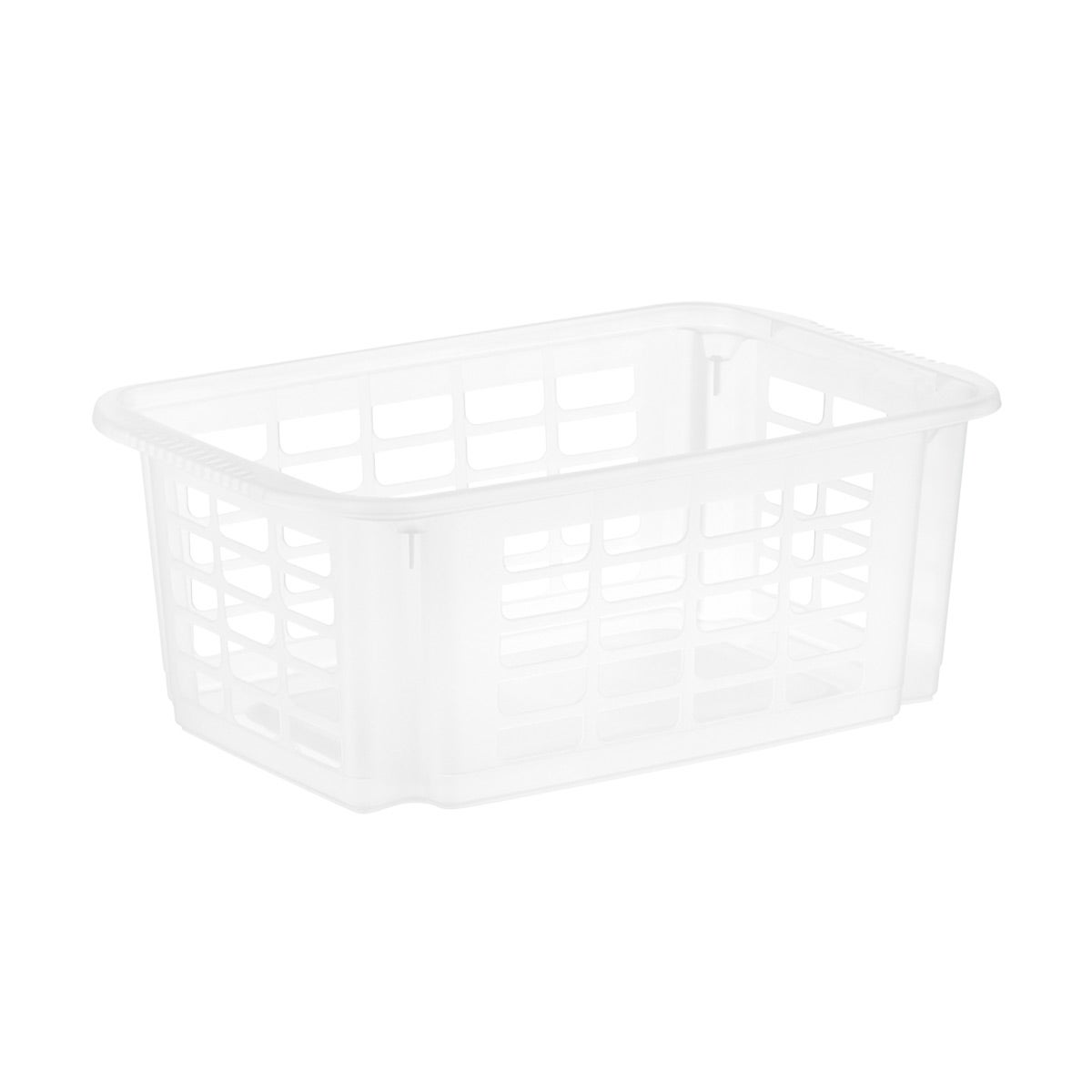 Clear Stackable Plastic Storage Baskets The Container