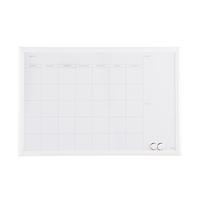 U Brands Large Farmhouse Monthly Dry Erase Board White