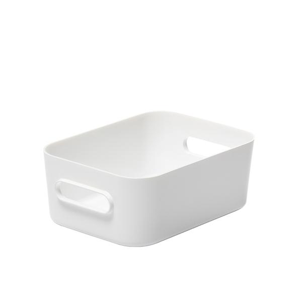 The Container Store Compact Bamboo Plastic Bin - 4 ct