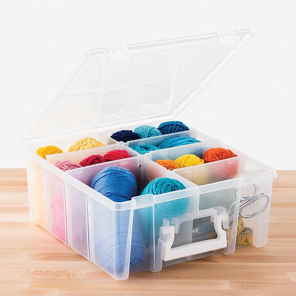 Artbin Super Satchel Box with Removable Thread Trays