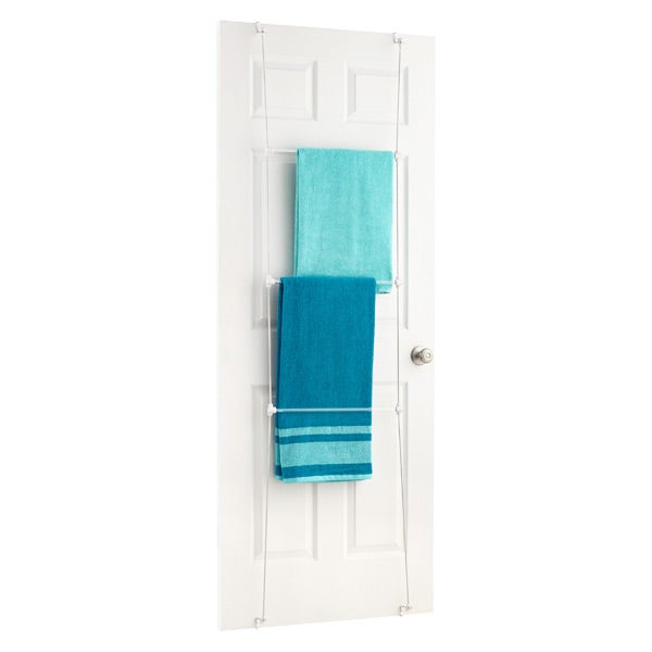 Towel Rack Bungee Overdoor Towel Rack By Umbra The Container Store
