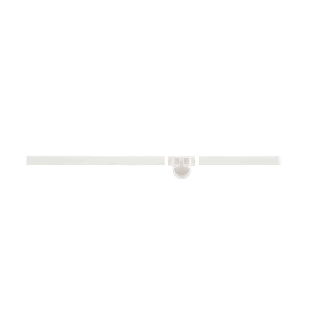 White Elfa Bracket Cover Closet Rod Holder The Container Store