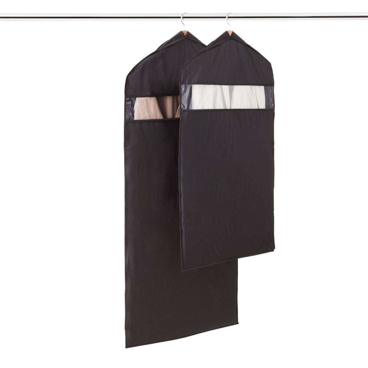 Black PEVA Hanging Dress Bag The Container Store