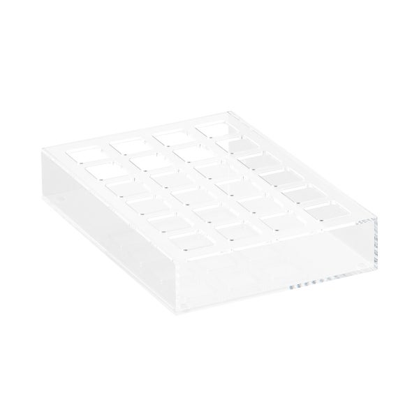 Luxe Acrylic 24-Section Lipstick Drawer Insert