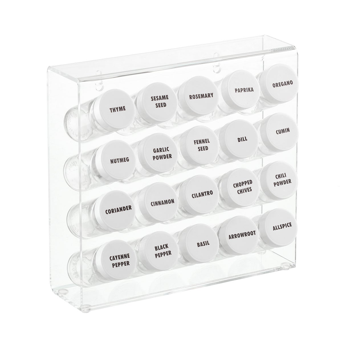 acrylic spice containers