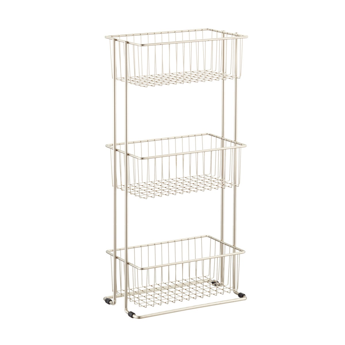 3 tier wire clearance shelf white