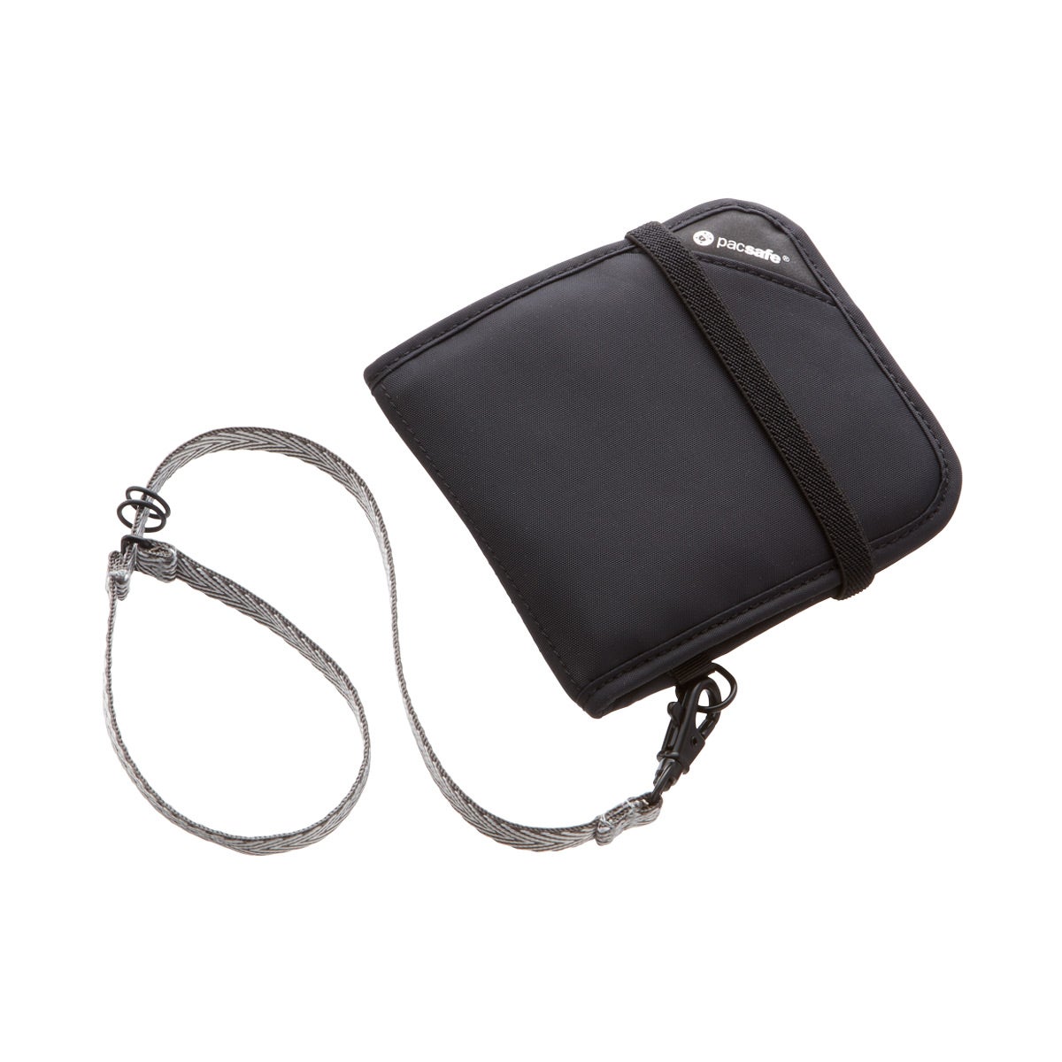 Black RFID-Blocking Bi-Fold Wallet