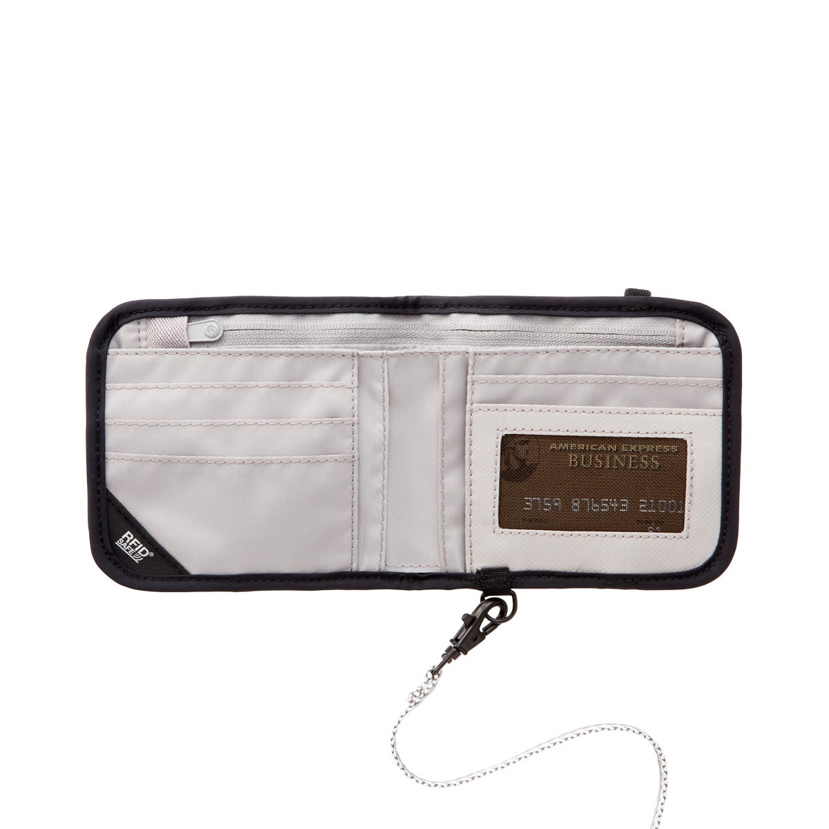 Black RFID-Blocking Bi-Fold Wallet