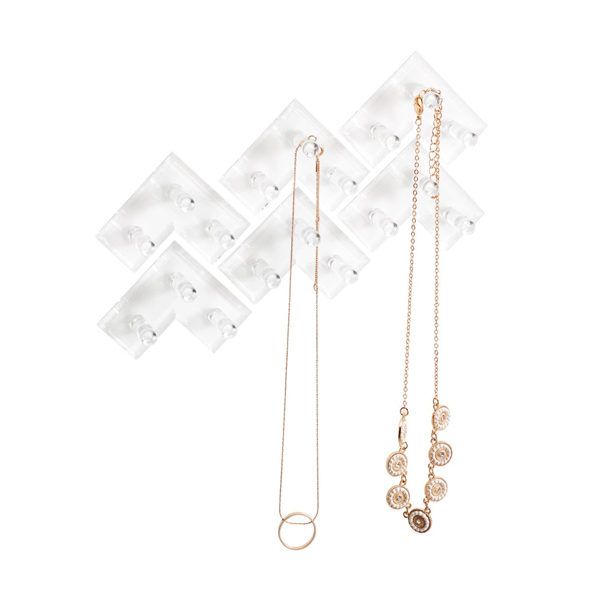 3M Command Clear Jewelry Rack