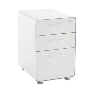 Poppin File Cabinet White Poppin 3 Drawer Stow File Cabinet The Container Store