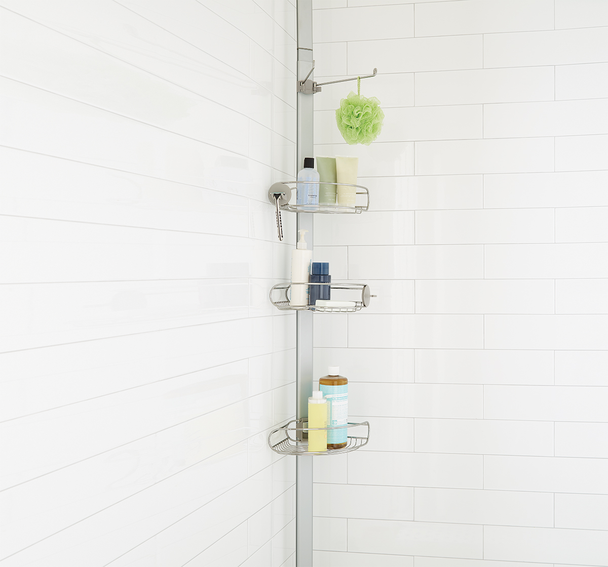tension shower caddy target