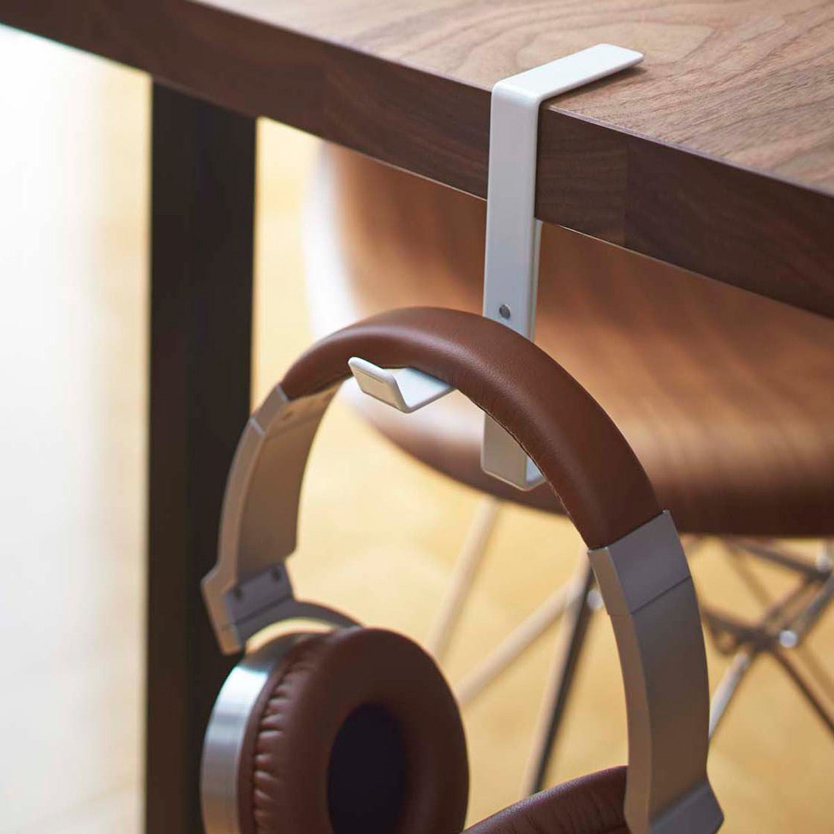 Yamazaki Beautes Desk Headphone Hanger The Container Store