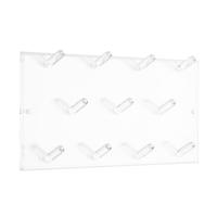 11-Peg Acrylic Necklace Rack Clear