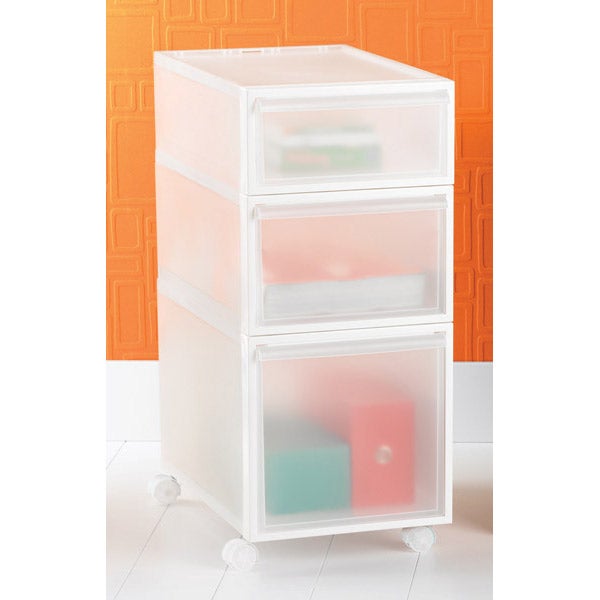 clear stackable drawers container store