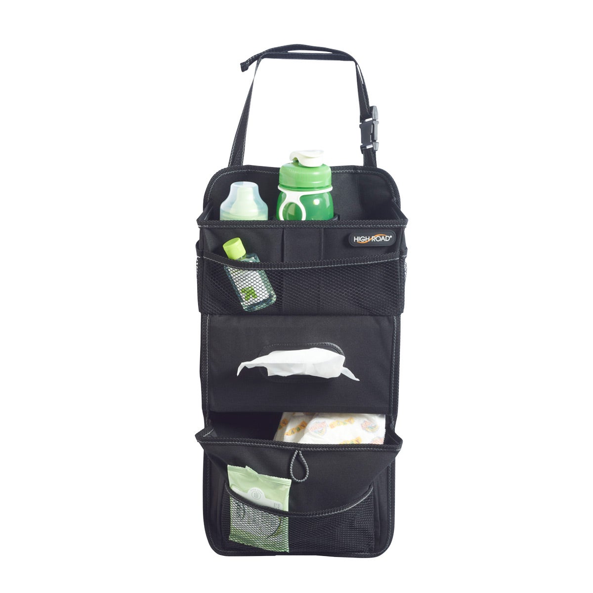 Black Tissue Pocket Seat Organizer The Container Store