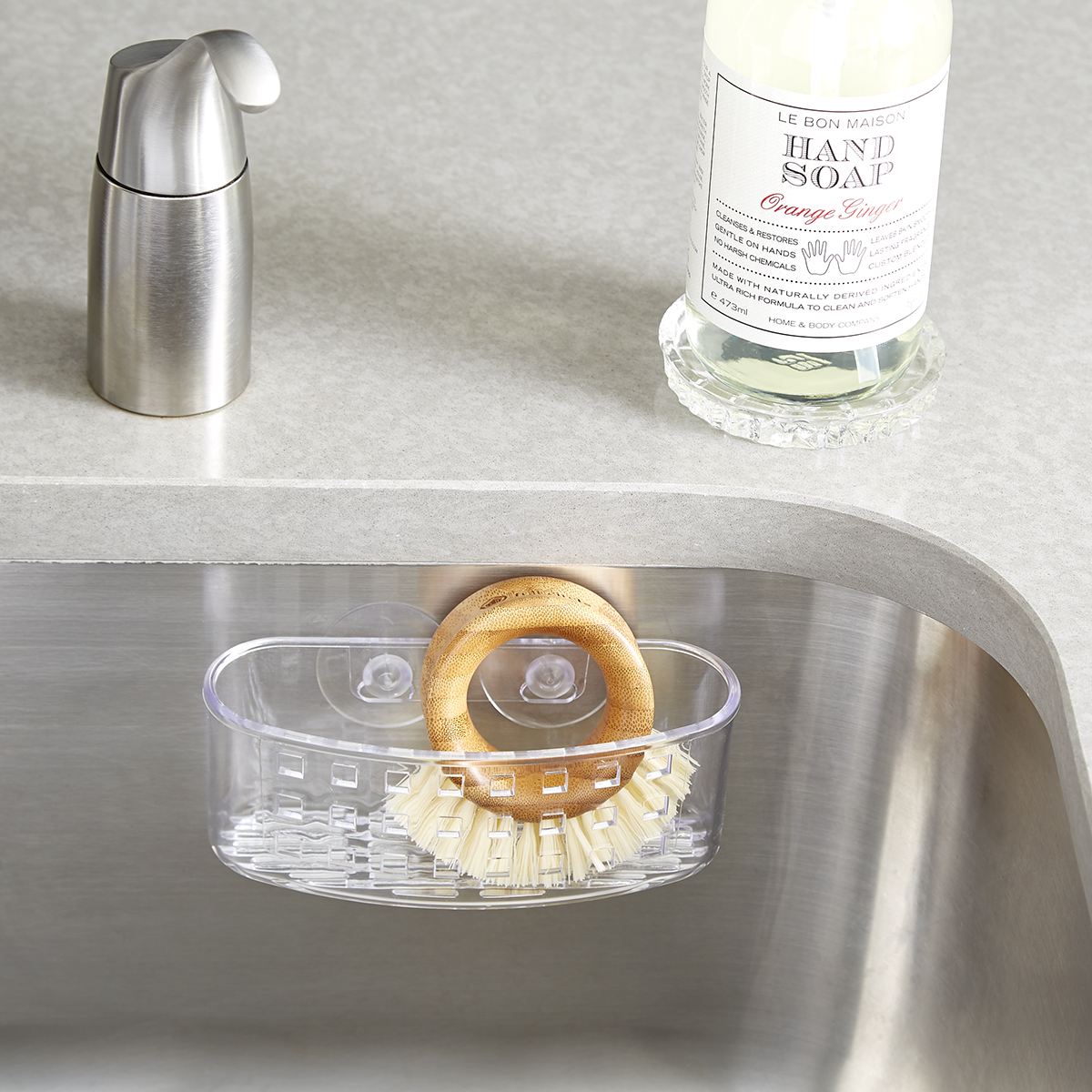 Soap Opera Sponge Holder for Kitchen Sink Includes 1 Metal Scrubber - Bath  Accessories, Facebook Marketplace