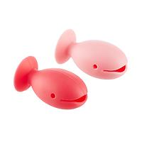 Fish Toothbrush Covers Pink Pkg/2