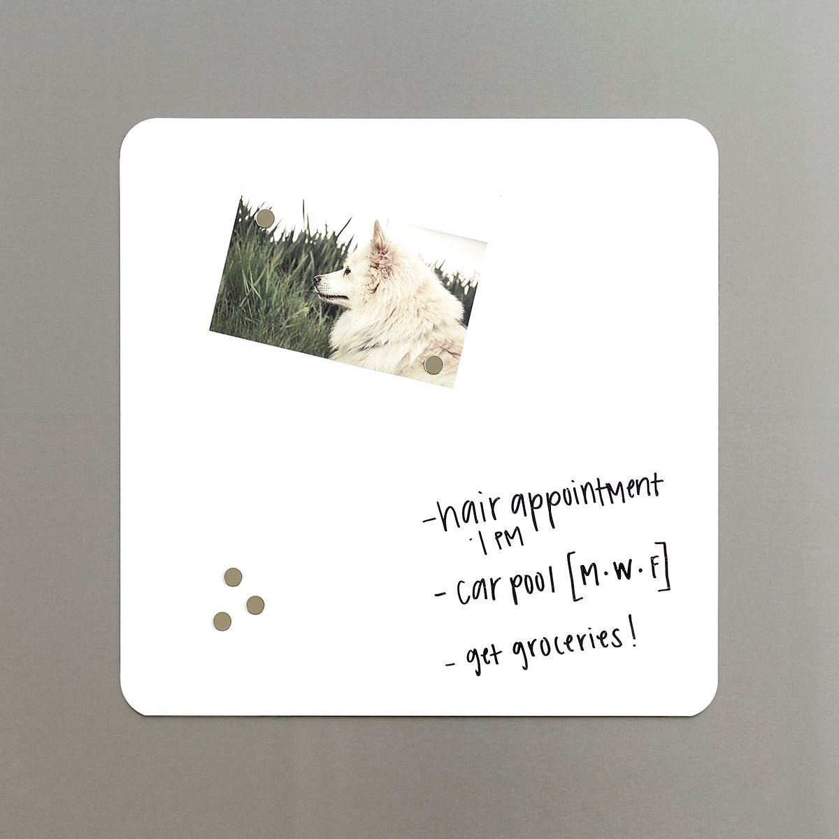 Three By Square Magnetic Dry Erase Board The Container Three Square Magnetic Dry Erase Board