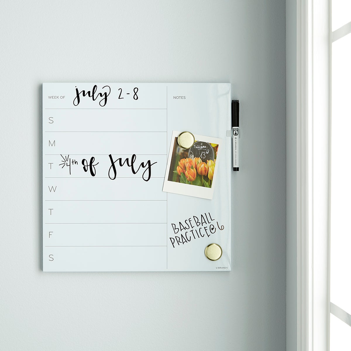 Weekly dry cheap erase board