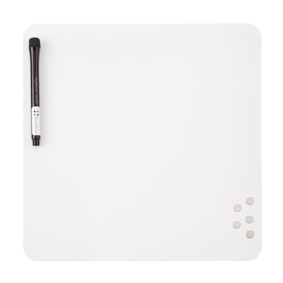 Three By Square Magnetic Dry Erase Board The Container Three Square Magnetic Dry Erase Board