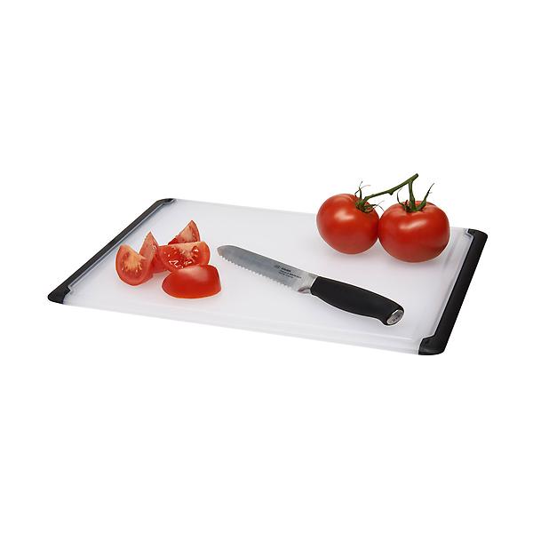 OXO OXO Good Grips 10-1/2-by-15-Inch Utility Cutting Board, Black Edge
