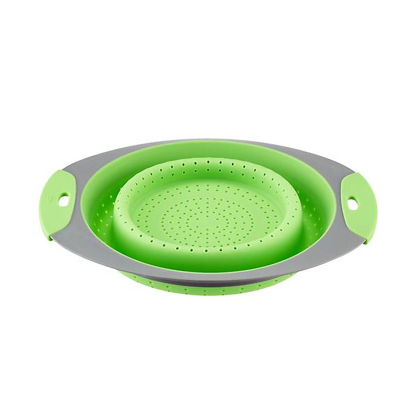  OXO Good Grips Silicone Collapsible Strainer, 2 Quart,Green