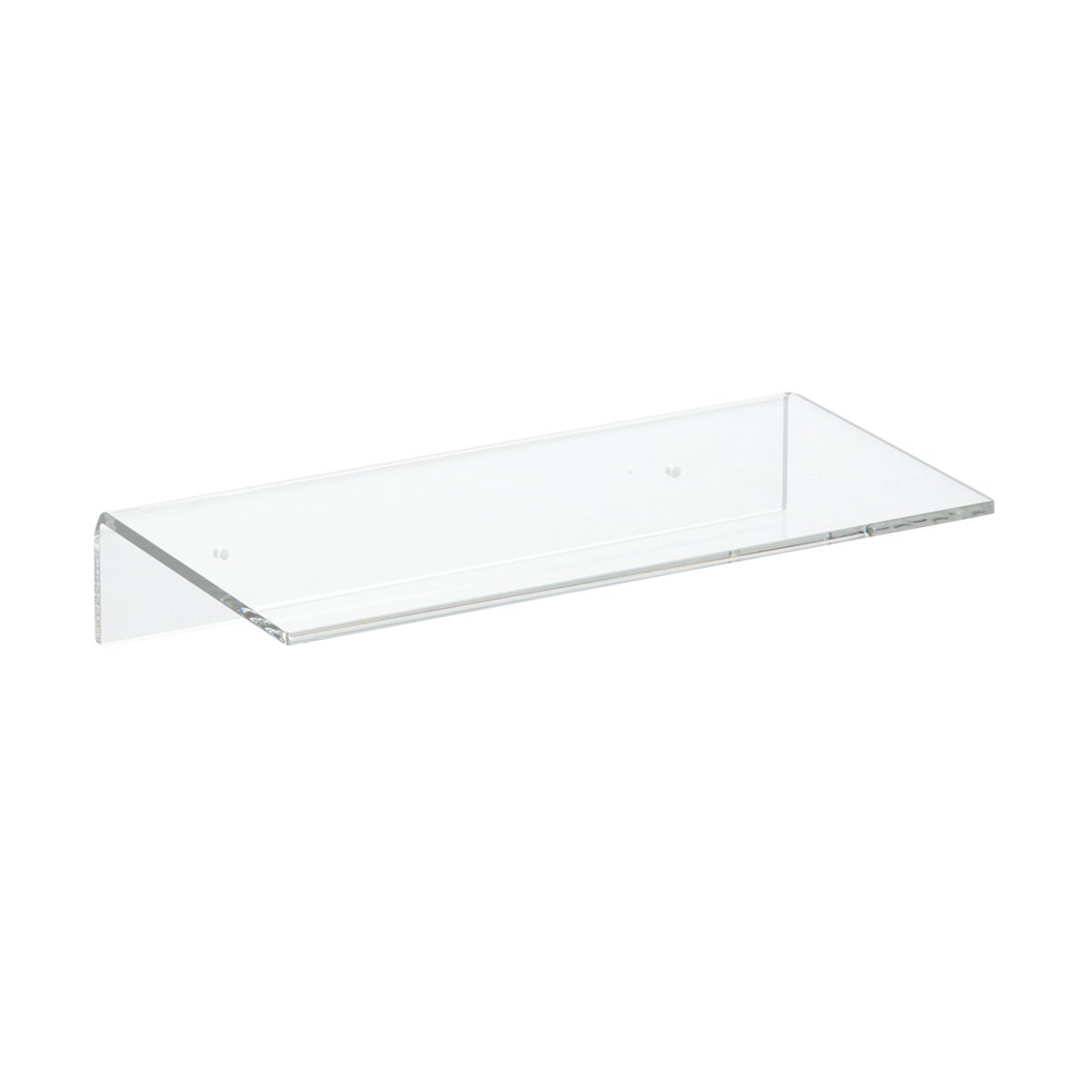Single Acrylic Wall Shelves The Container Store