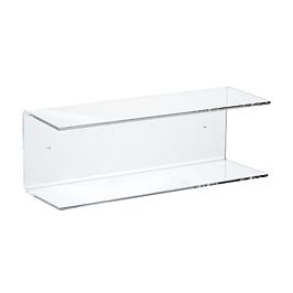 Single Acrylic Wall Shelves The Container Store