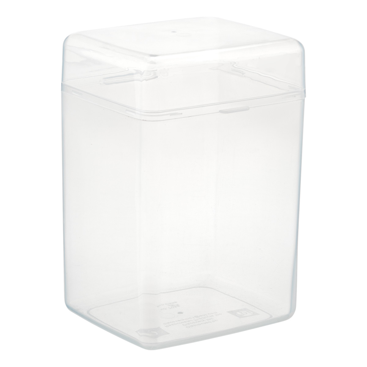 Stay Fresh Clear Flour Storage Container - Plastic Flour Canister for  Kitchen Pantry, Baking Needs - Holds 5LB Bag of Flour - Large Form-Fitting  Food